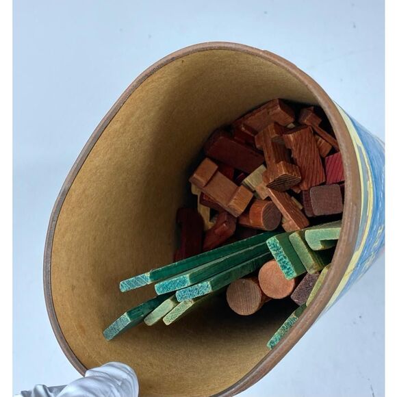 Vintage Original Lincoln Logs Set 2C - Missing Lid CK1538 - Picture 5 of 10